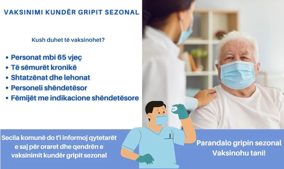 FILLON VAKSINIMI KUNDËR GRIPIT SEZONAL