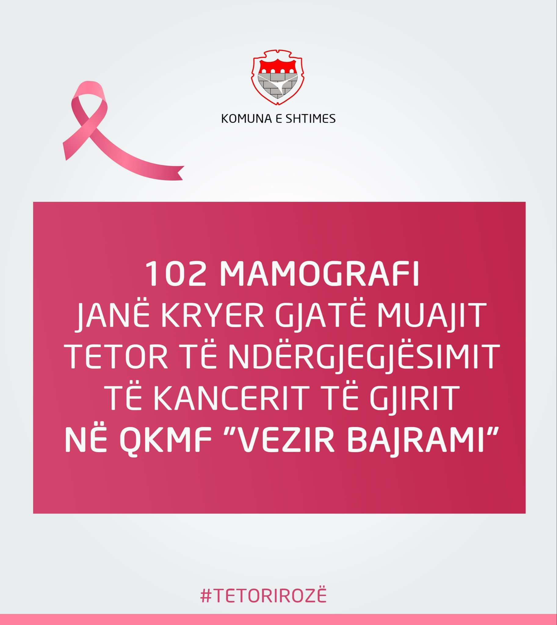 102 MAMOGRAFI GJATË MUAJIT ROZË