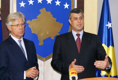 Kryeministri i Qeverisë së Kosovës, z. Hashim Thaçi, ka takuar sot komisionarin e lartë për minoritete të OSBE-së, z.Knut Vollebaek
