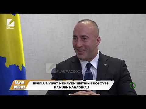 Intervistë e kryeministrit Haradinaj në emisionin “Klan Debat” të televizionit Klan i Maqedonisë