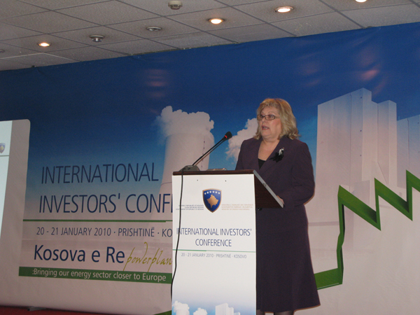 Fjalimi Përshëndetës i Ministres Justina –Shiroka Pula për Konferencën e Investitorëve për Termocentralin “Kosova e Re”